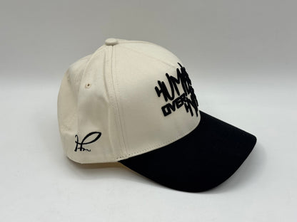 Humble Over Hype Snapback – Cream/Black