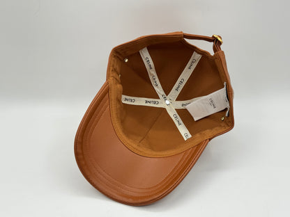 Premium Leather Strap Cap – Brown