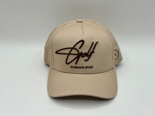 Beige Snapback Cap – “Sport” Edition