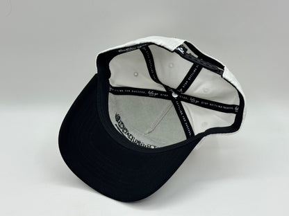 Purpose Snapback Cap – White/Black