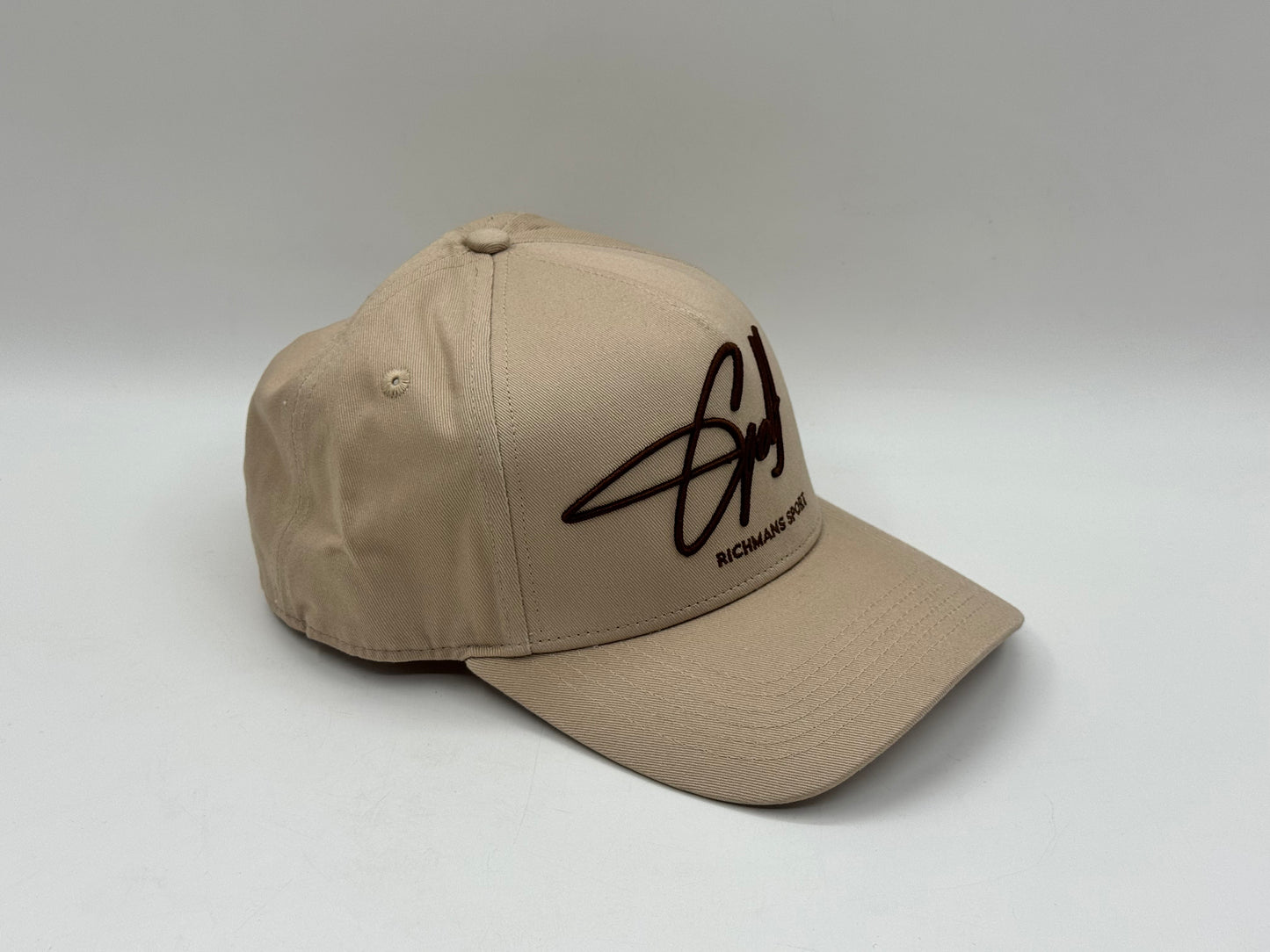 Beige Snapback Cap – “Sport” Edition