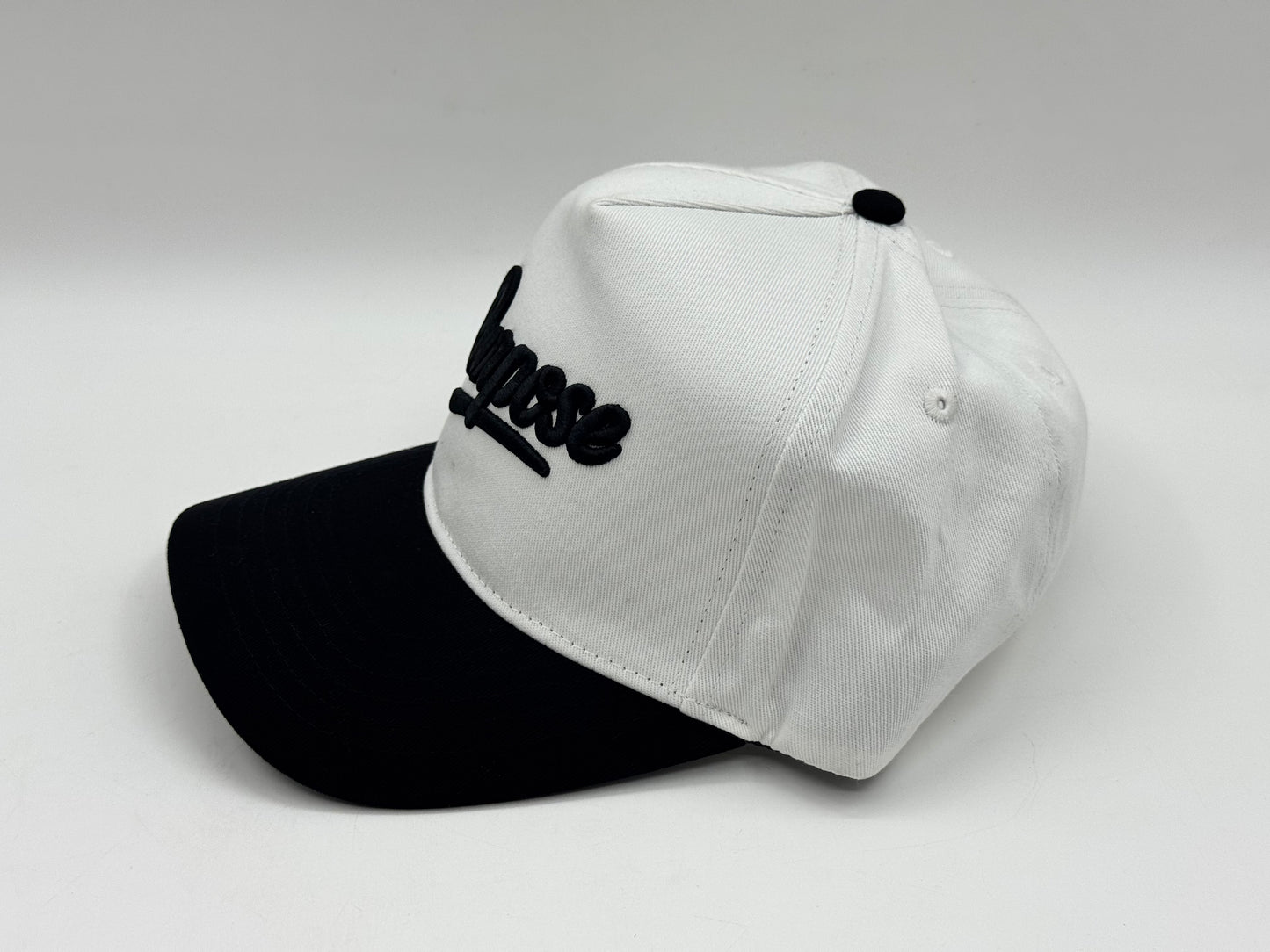 Purpose Snapback Cap – White/Black