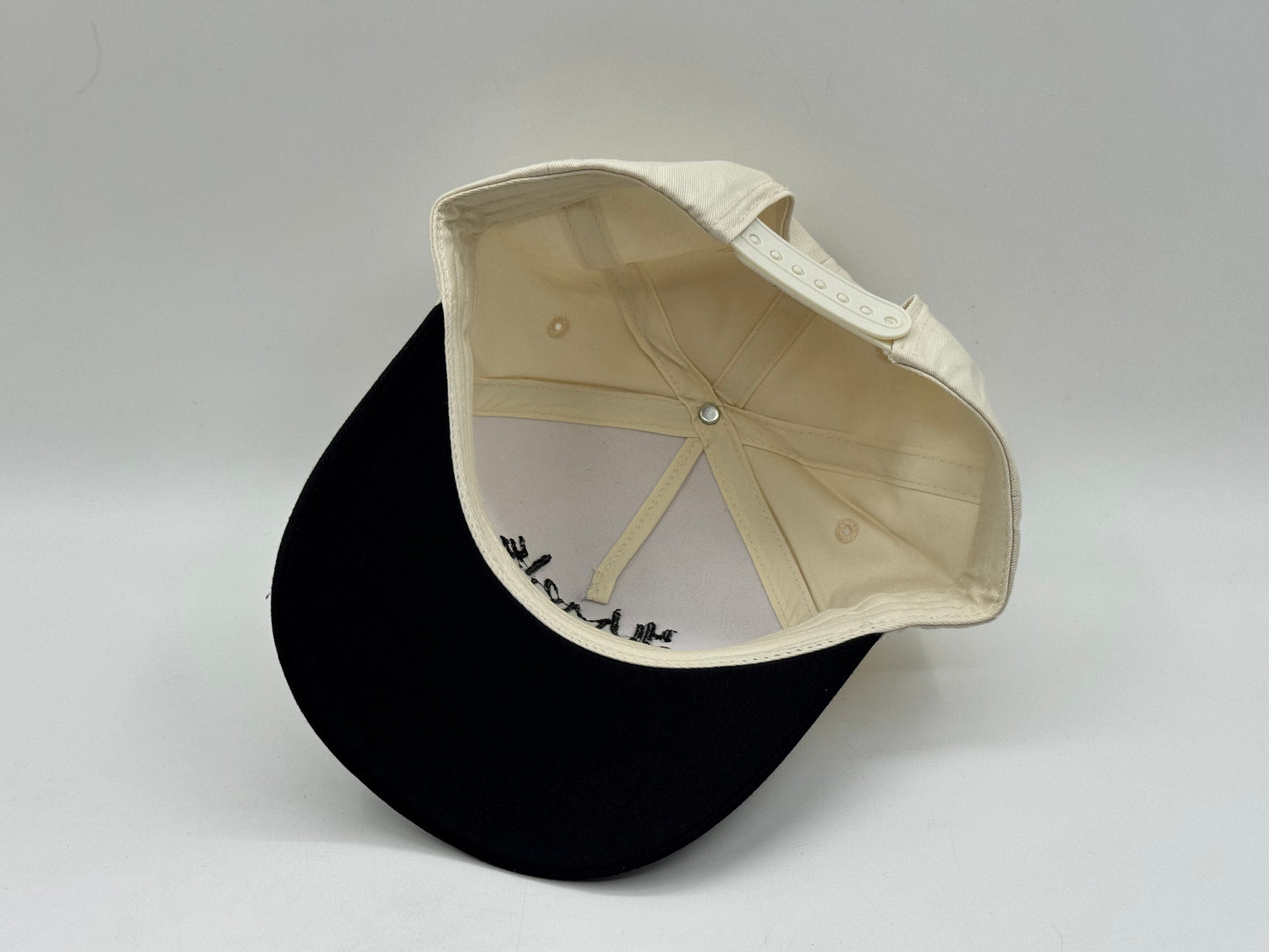 Humble Over Hype Snapback – Cream/Black