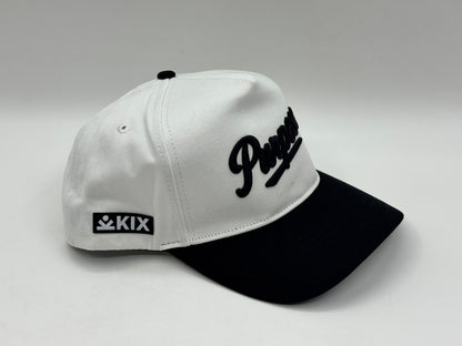 Purpose Snapback Cap – White/Black