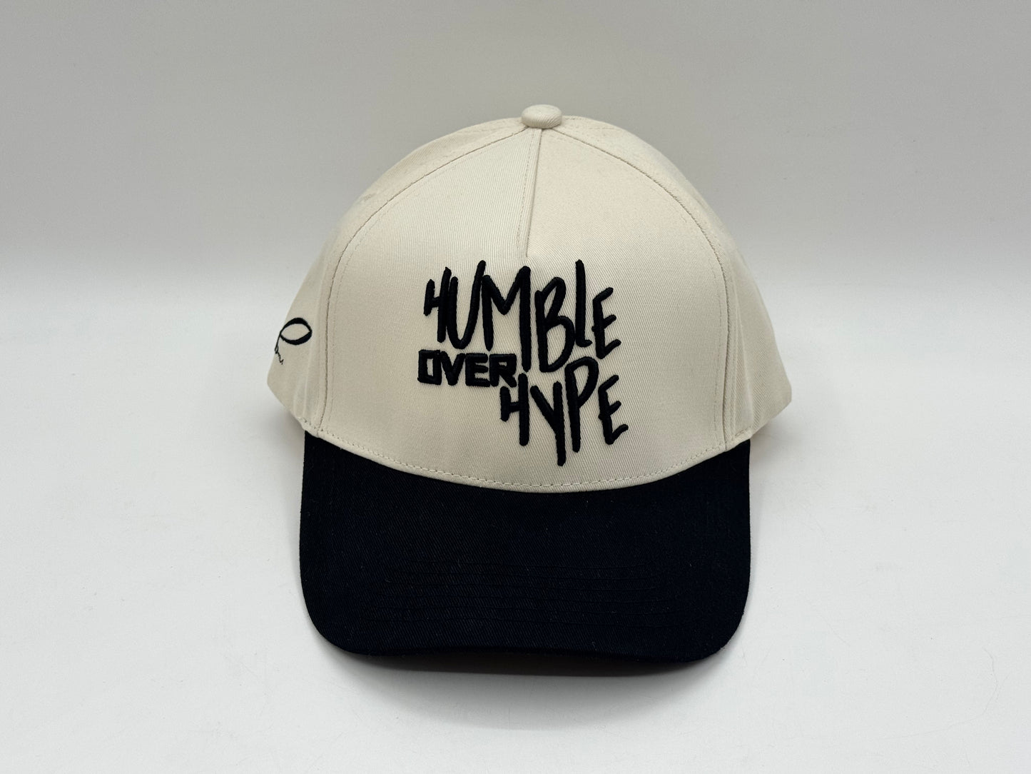Humble Over Hype Snapback – Cream/Black