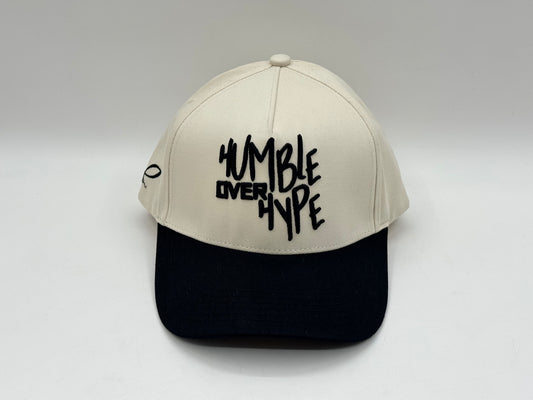 Humble Over Hype Snapback – Cream/Black
