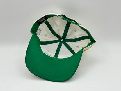 “Always Four 20” Snapback Cap – White / Green