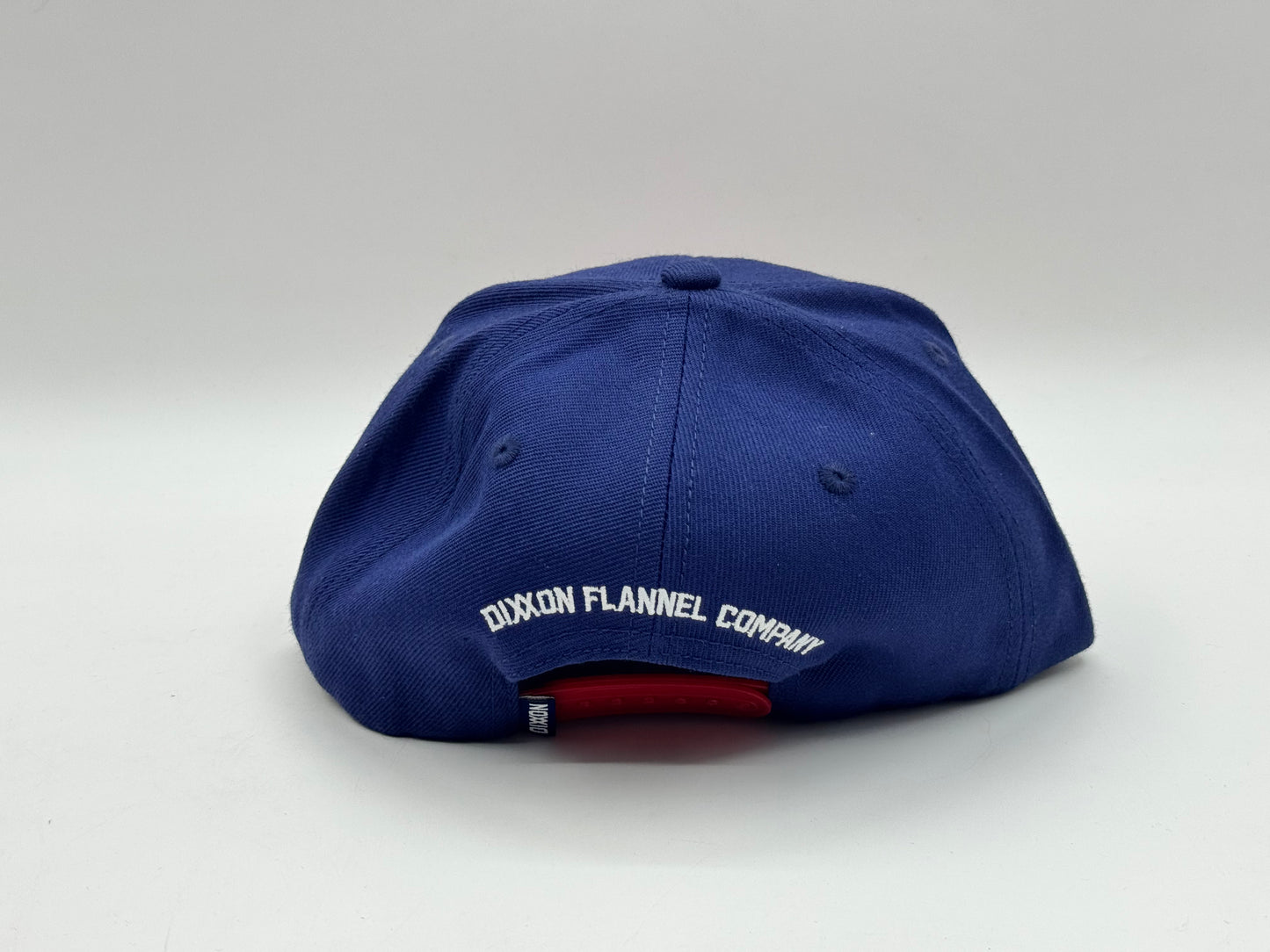 Dixxon Flannel Co. Snapback Cap – Navy / Red