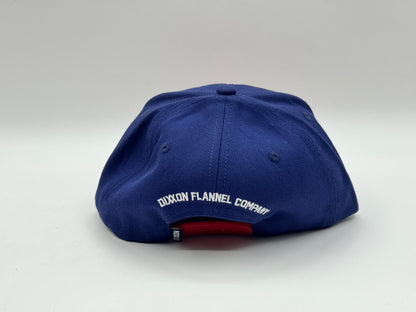 Dixxon Flannel Co. Snapback Cap – Navy / Red