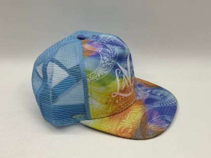 LAVISH Trucker Cap – Multicolor / Sky Blue Mesh