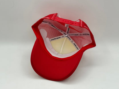 Plastic Brain Trucker Cap – Red/White