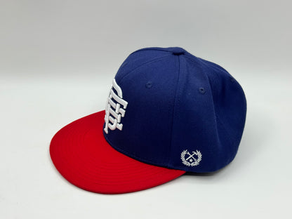 Dixxon Flannel Co. Snapback Cap – Navy / Red