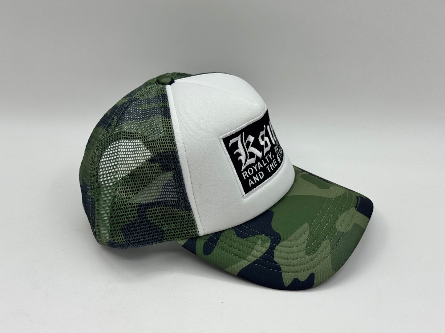 Ksubi Trucker Cap – Camo/White