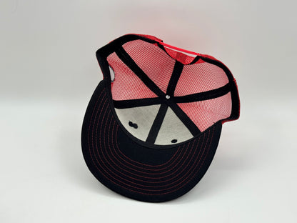 Hook Spit Trucker Cap – Black / Red