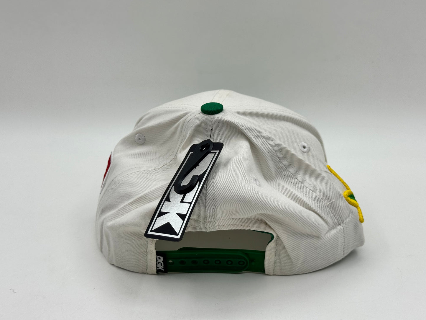 “Always Four 20” Snapback Cap – White / Green