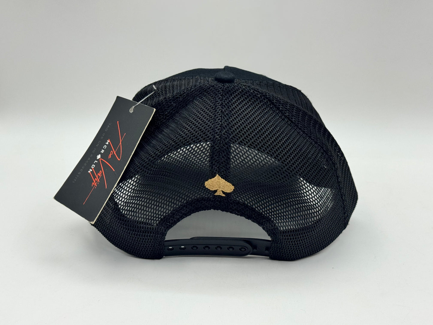 Ace Spade Trucker Cap – Black